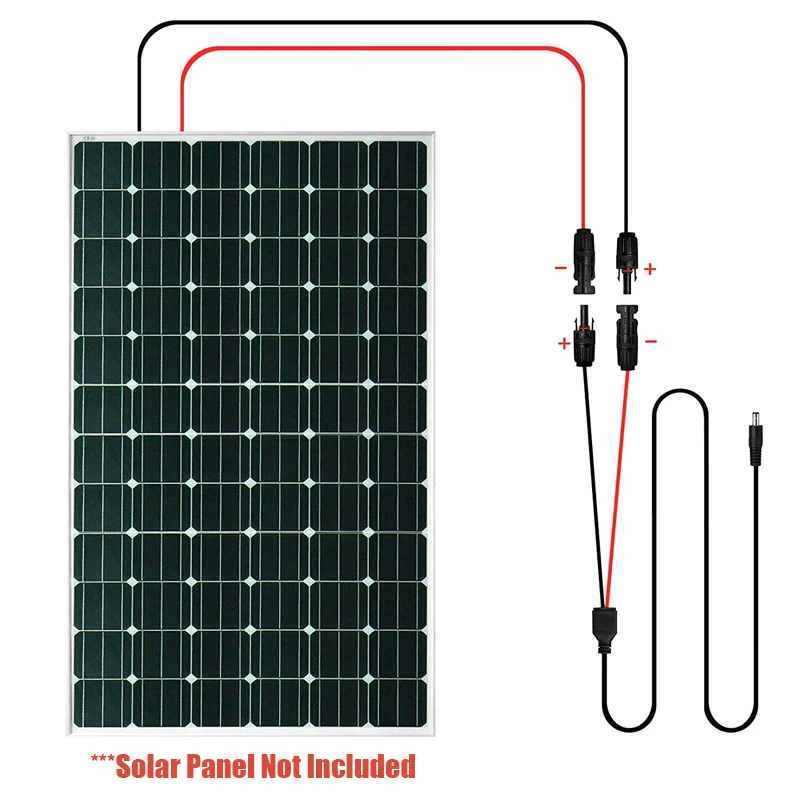 ANFIL Solar Technology 6mm2 / 10AWG Cavo di Prolunga per Pannelli Solari con Connettore Maschio e Femmina (1m rosso + 1m nero