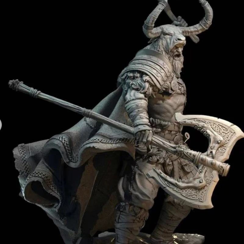 Viking God Of War Resin Figure 1/24 Scale 80mm Overall Height Assembled Model Kit Unassembled Diorama Unpainted Figurines Toys 6 Viking God Of War Resin Figure 1/24 Scale 80mm Overall Height Assembled Model Kit Unassembled Diorama Unpainted Figurines Toys 6