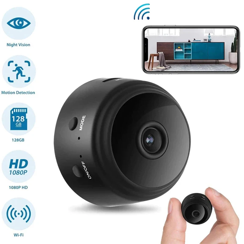 

Mini IP Camera Mobile A9 1080P HD Wifi Surveillance Cameras Sensor Camcorder Web Video Smart Home Safety Wireless Security Camer