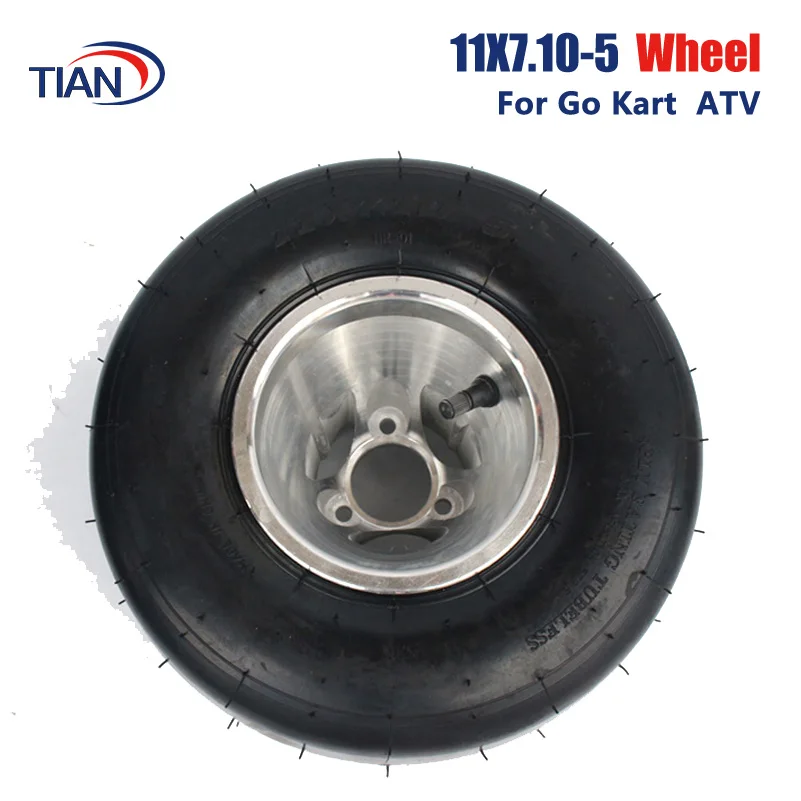 5 Inch Rear Wheel 11X7.10 5 Go Kart Tire Drift Bike Wheels Beach Car