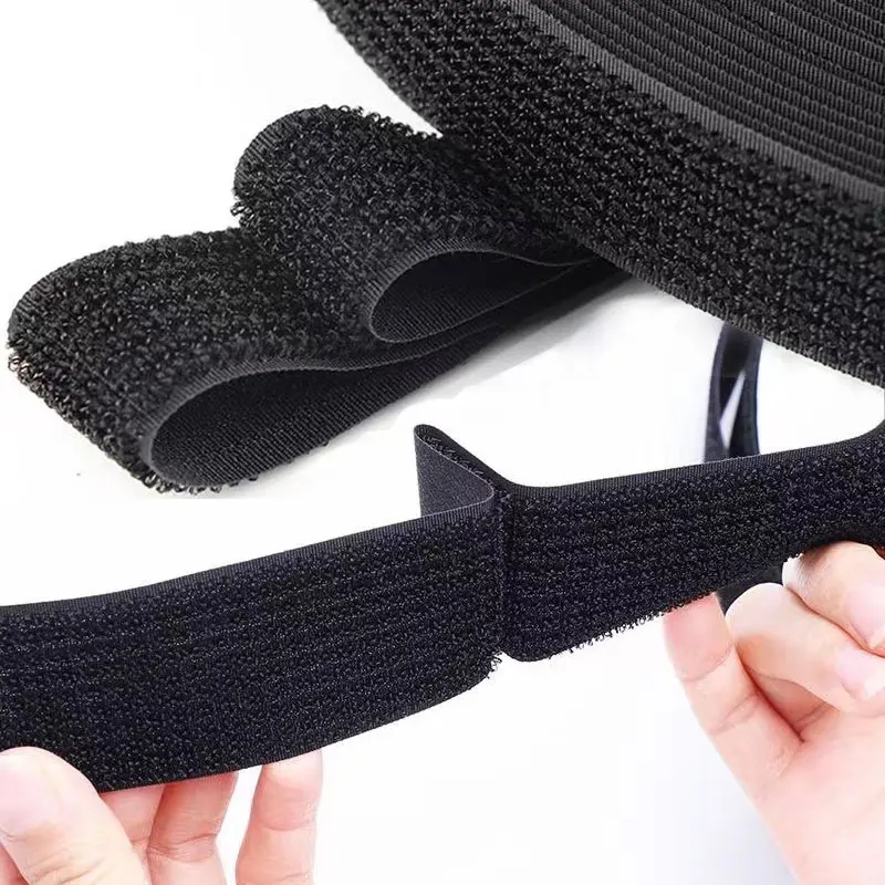 Versatile Hook and Loop Reusable Cable Straps with Buckles - Customizable Nylon Cord Organizer