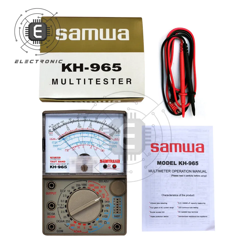 Description Picture 2 of itemNeedle Type Universal Meter Pointer Display Electrical Multimeters Voltage Current Resistance Tester AC DC