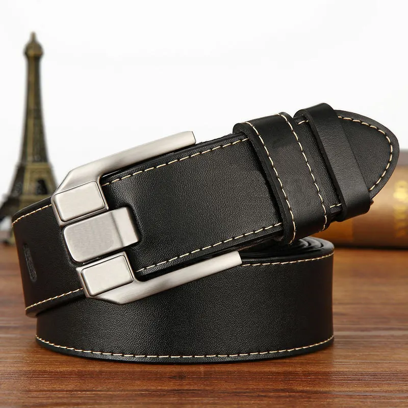 High Quality Hot Selling Leather Needle Buckle Belt For Men Retro Waistband Casual Travel Youth Jeans Designer Luxury Brand Belt