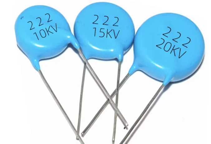 

10PCS/LOT New and original KV 2.2NF 2200pF porcelain dielectric 222 20KV 15 10 6 4 3 2 1KV high-voltage porcelain capacitor blue