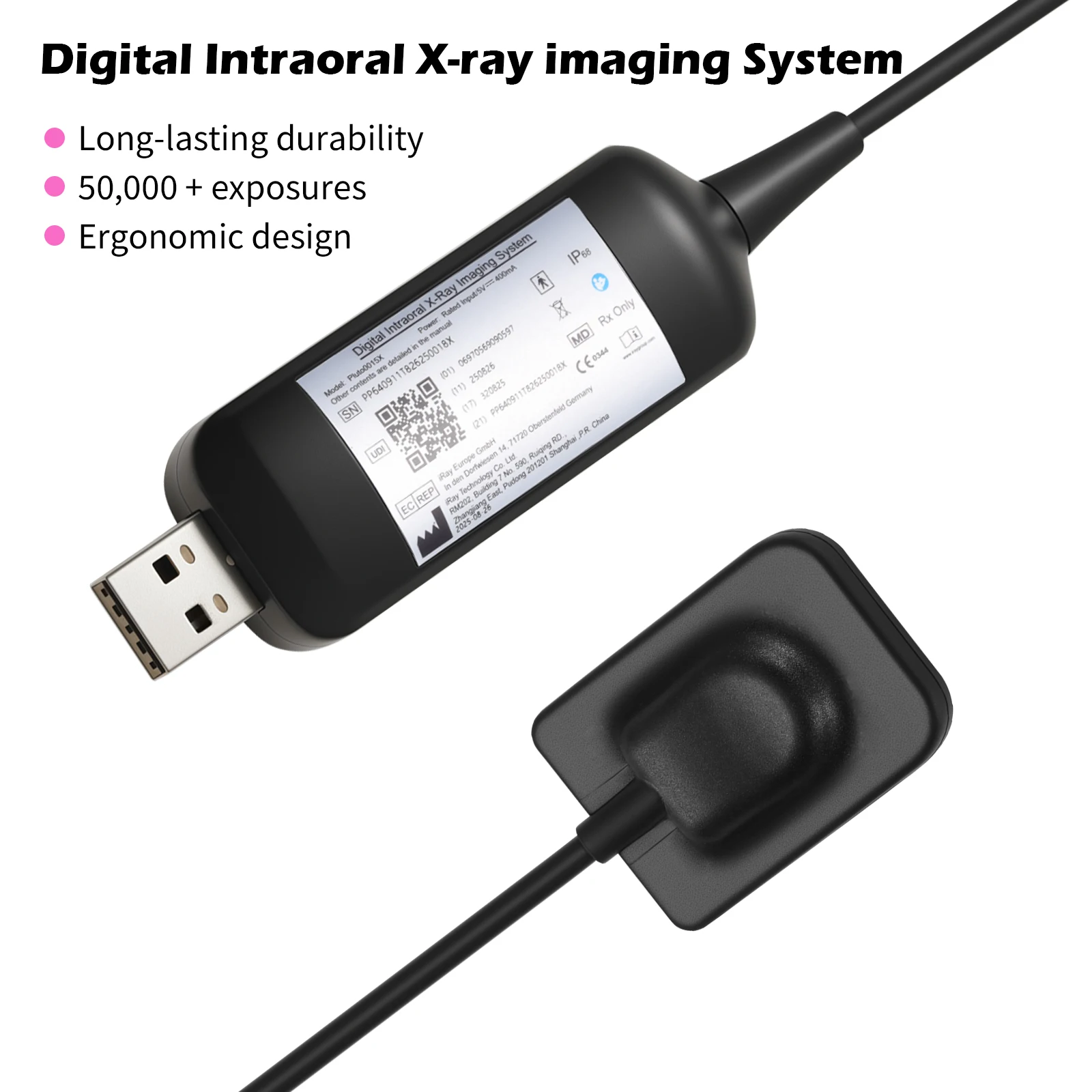 Dental X Sensore Digital Sensor Rayos Digital Intraoral Sensorr Size 10 Imaging System Imaging System/Oral Positioning System