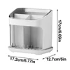 Utensil Holder Cutlery Drainer Kitchen Tableware Storage Bucket Plastic Chopstick Spoon Storage Rack Detachable Kitchen Tools 6