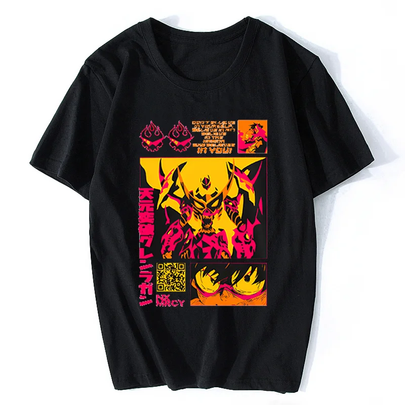 CamisetadeAnimeTengenToppaGurrenLagannparahombreCamisetacon