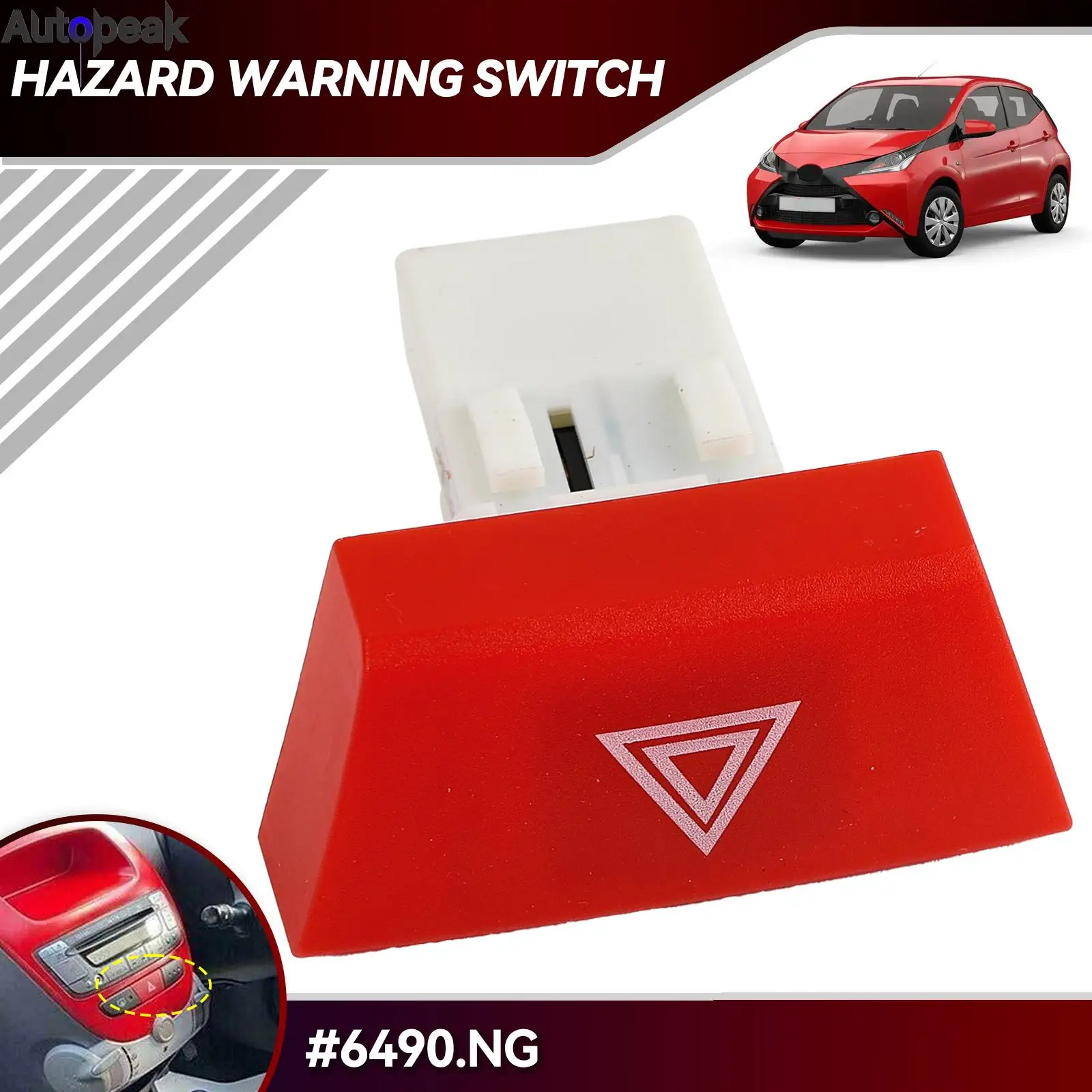 

Детали для выключателя лампы Citroen C1 Peugeot 107 Toyota Aygo Mk1