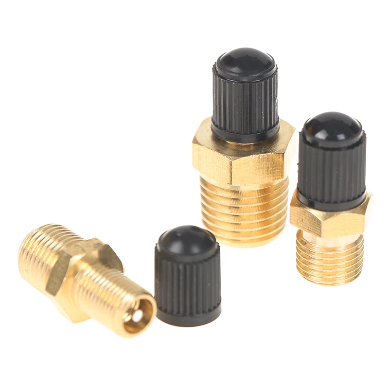 Anti-Corrosion Brass Schrader Tire Valve with Sealing Caps