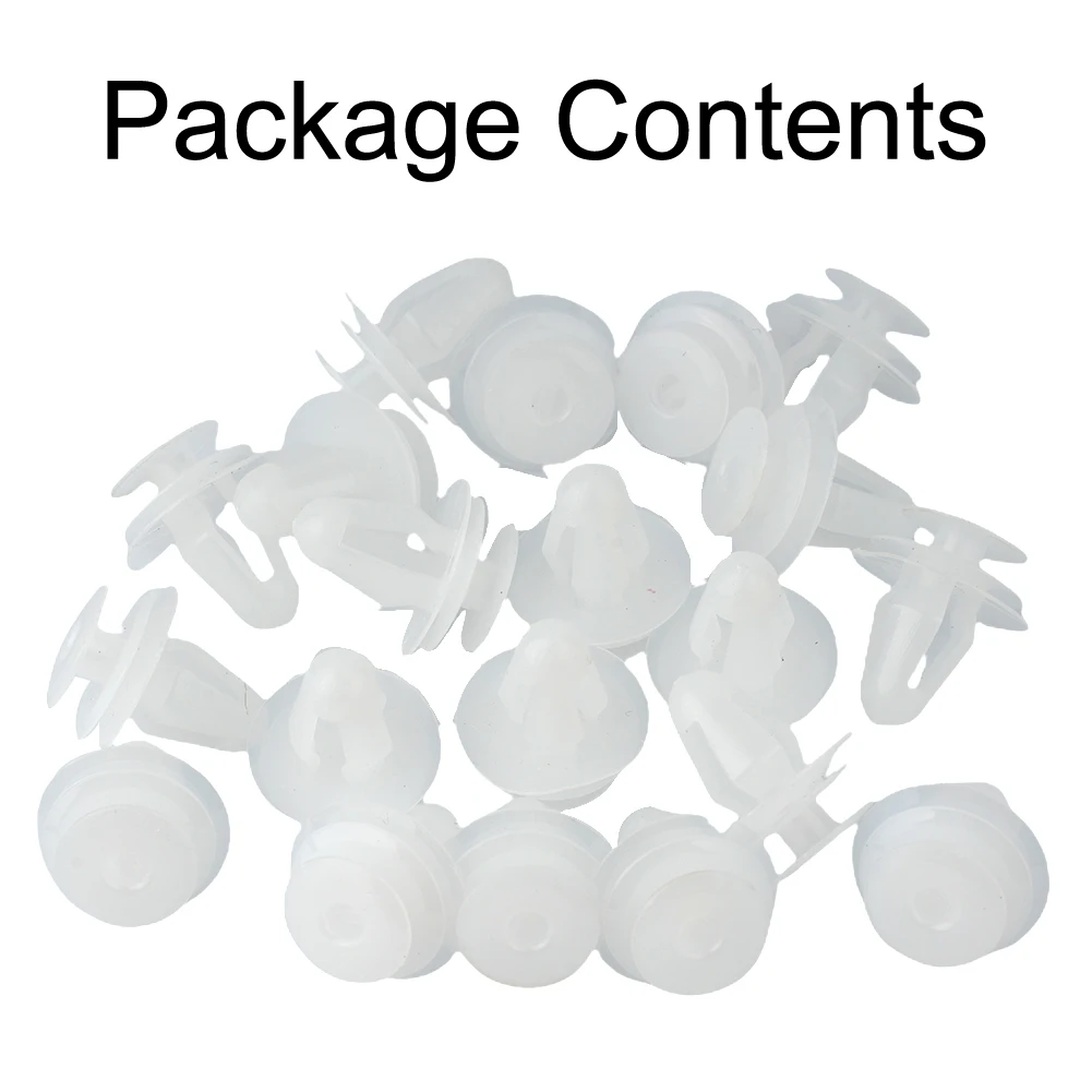 

20x Plastic Car Door Trim Panel Bumper Retainer Clips Rivet Fasteners 9mm Brand New Car Accessories High Quality And Durable