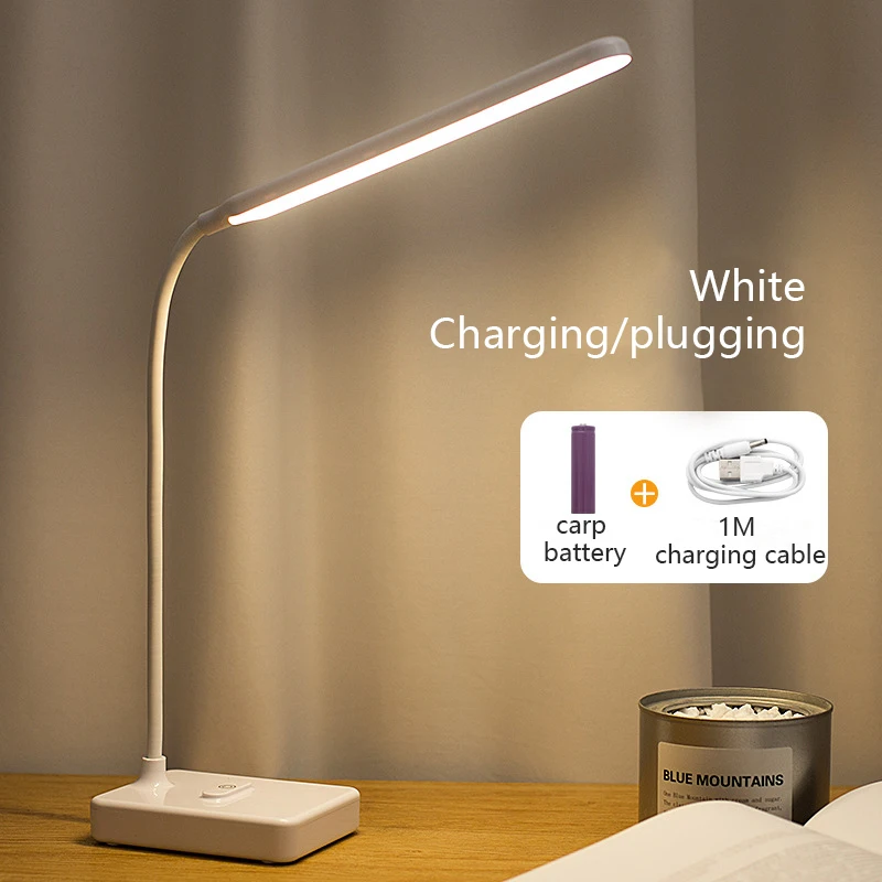 Tibia LED Portable Table Lamp USB Black - Lucande - Buy online