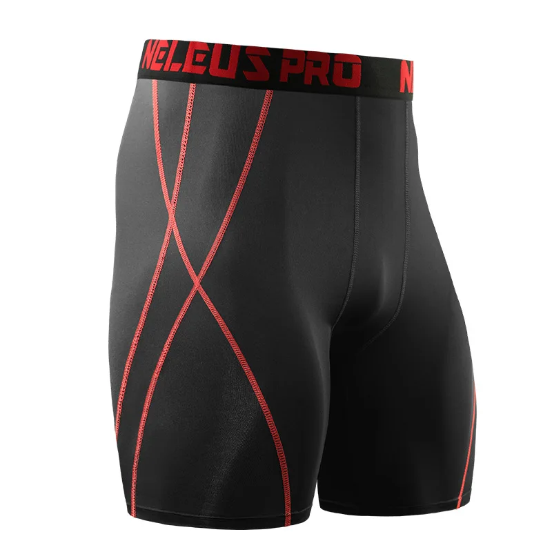 Men Running Sports Tight Shorts Fitness Jogging Gym Basketball Training Bottom Pants Quick-drying M L XL 2XL 3XL