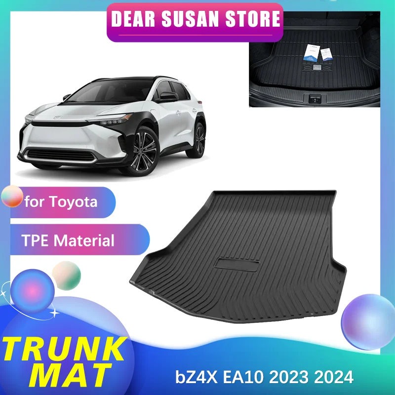 Auto Kofferraum Matte für Toyota bZ4X EA10 Subaru Solterra 2023 2024  Wasserdichte Boden Pad Raum Dekoration Panel Tablett Zubehör - AliExpress