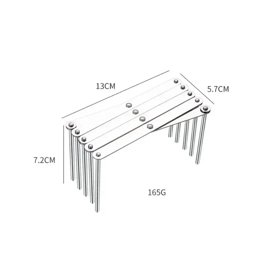 1 Pcs Creative Multi-Functional Telescopic Folding Storage Rack Organizer for Household Kitchen Pot Lid Plate Holder