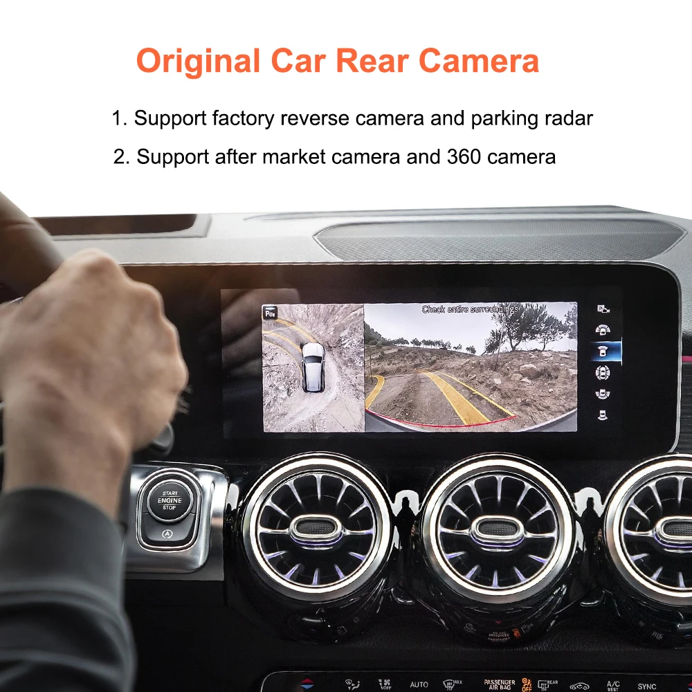 Bonroad Wireless Carplay Android Auto Fits For Mercedes A B C E Class CLS CLA GLA GLB Class NTG6.0 2018-2022 Module Box Airplay – Detail 9