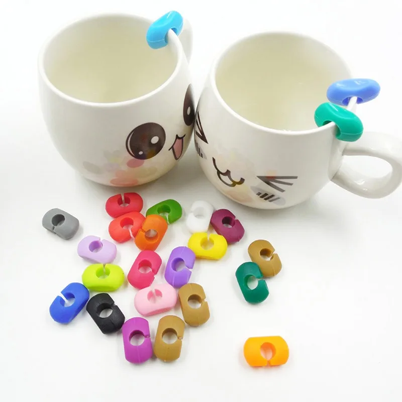 8/12/24/36Pcs Mixed Color Wine Glass Markers
