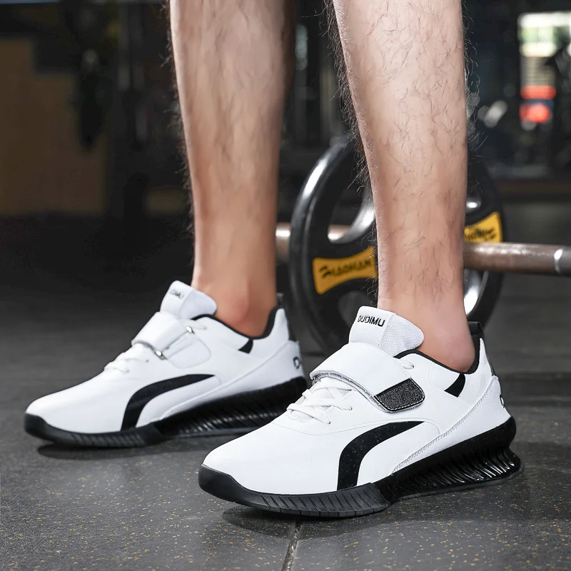 2024 New Product Large Size 46 Professional Men's Weightlifting Training Shoes High Quality Deep Squat Hard Pull Boots for Men