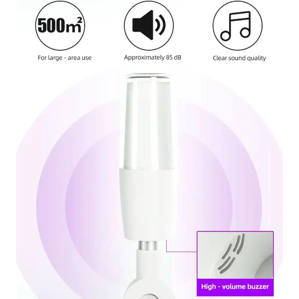3색 LED 신호등 지속광 DC12V/24V/AC220V 알람 표시등(부저 알람 포함) 180도 접이식