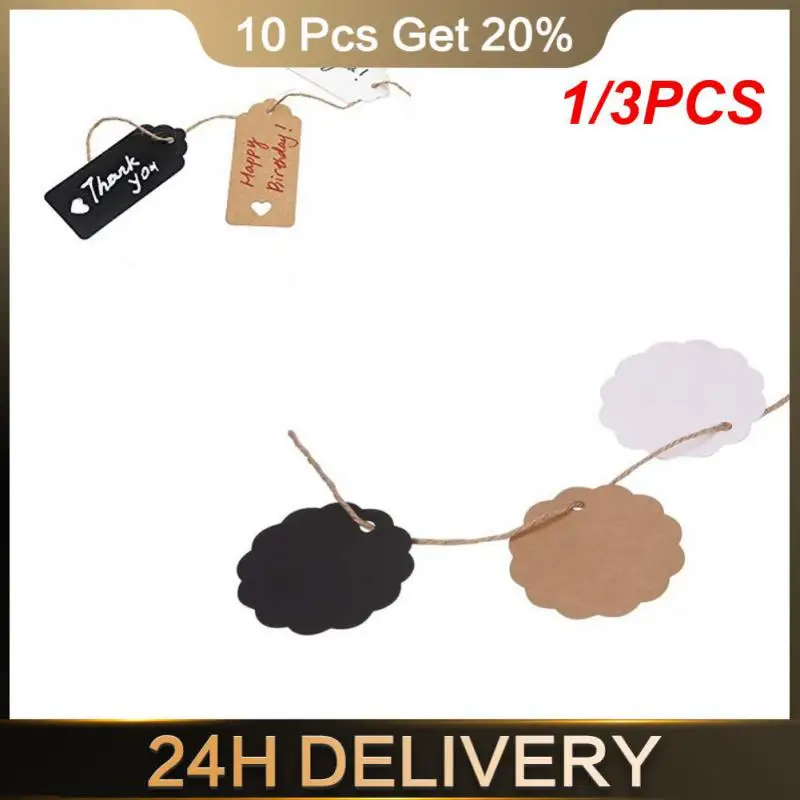 

100/300PCS Hollow Labels Non-toxic And Odorless Kraft Paper Versatile Kraft Paper Tags Gift Wrapping Supplies