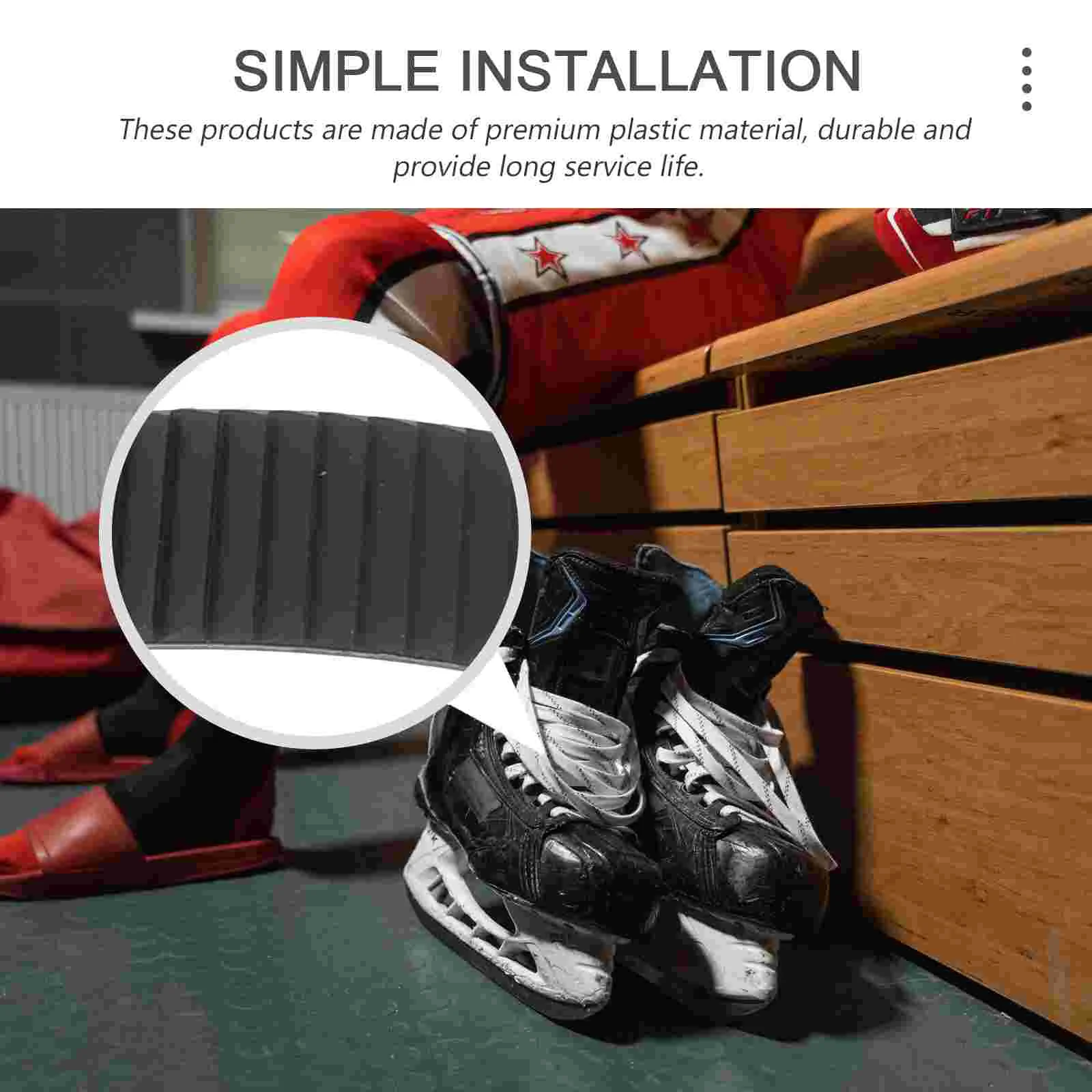Skate Buckle Versatile Skates Belt Strap Roller Accessory Plastic Replacement 2 Sets