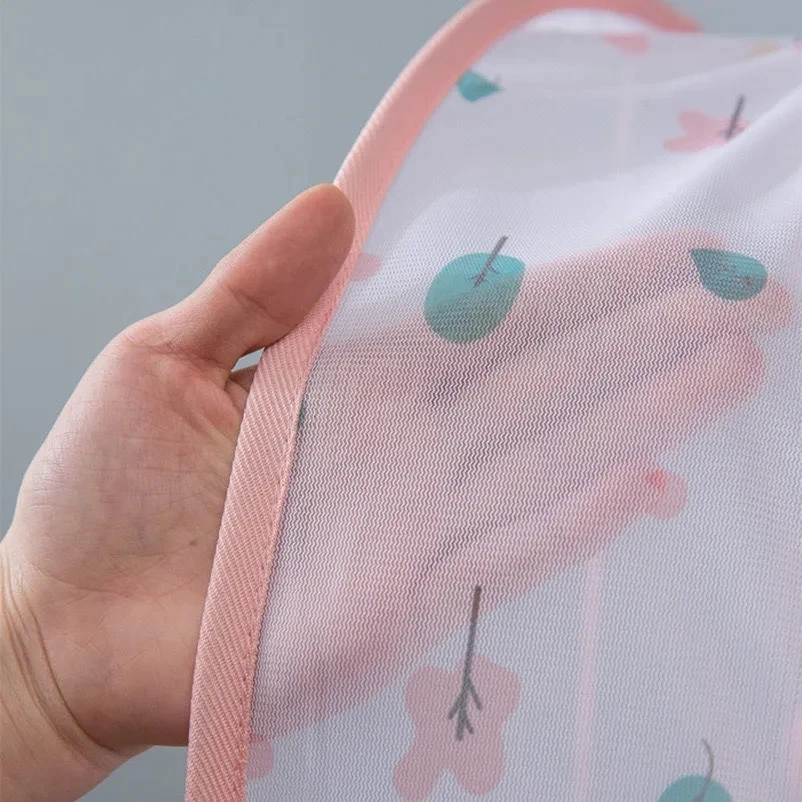 Minimalist Printing Pattern Household Clothes Basket New Socks Underwear Drying Basket Sweater Anti-deformation Drying Artifact 6