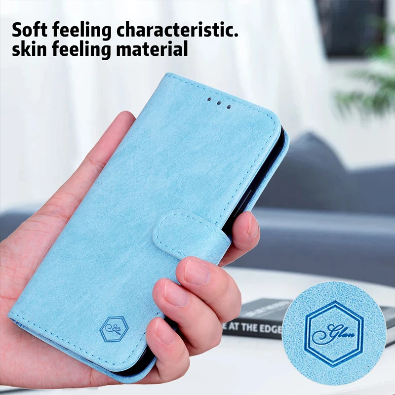 thumbnail image 1 of For iPhone 6 7 8 X XS XR 11 12 13 14 15 Plus Mini Pro Max Solid Color Wallet Case iPhone SE 2020/22 Magnetic Flip Leather Funda, 1 of 5