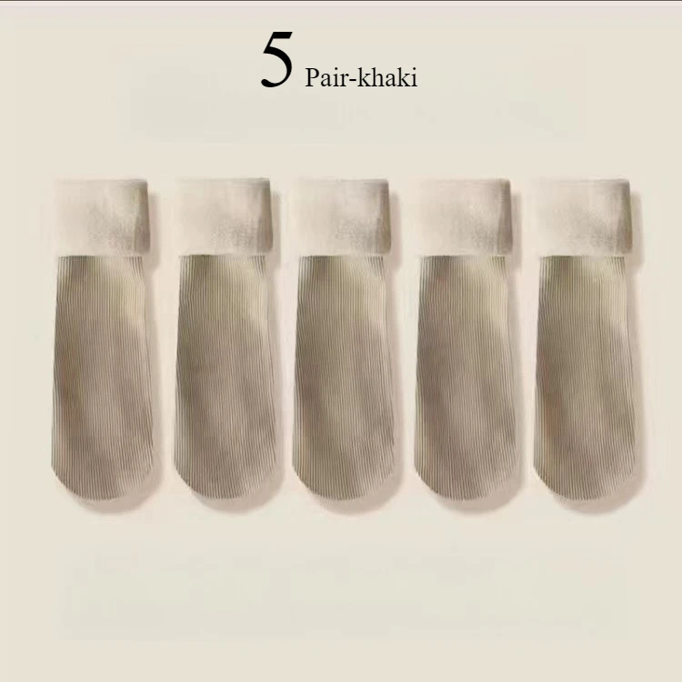 5 Pair-khaki
