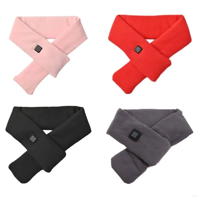 448C Winter USB Electric Heating Scarf Adjust Temperature Scarves Neck Warm Shawl