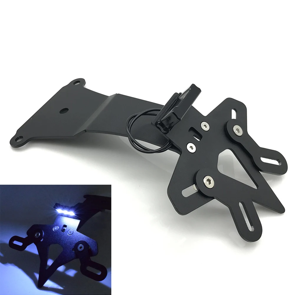 

License Plate Holder Bracket Kit For Ducati Scrambler Cafe Racer 800 2019-2022 Tail Tidy Fender Frame Eliminator with LED Light