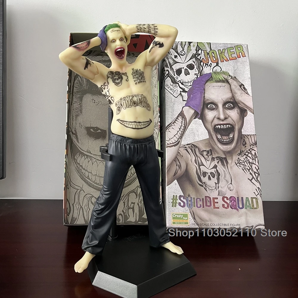 Figuras Crazy Toys Harley Quinn Joker, escala 1/6, equipo de prototipos, película, ropa Real, modelo, regalos de cumpleaños y Halloween