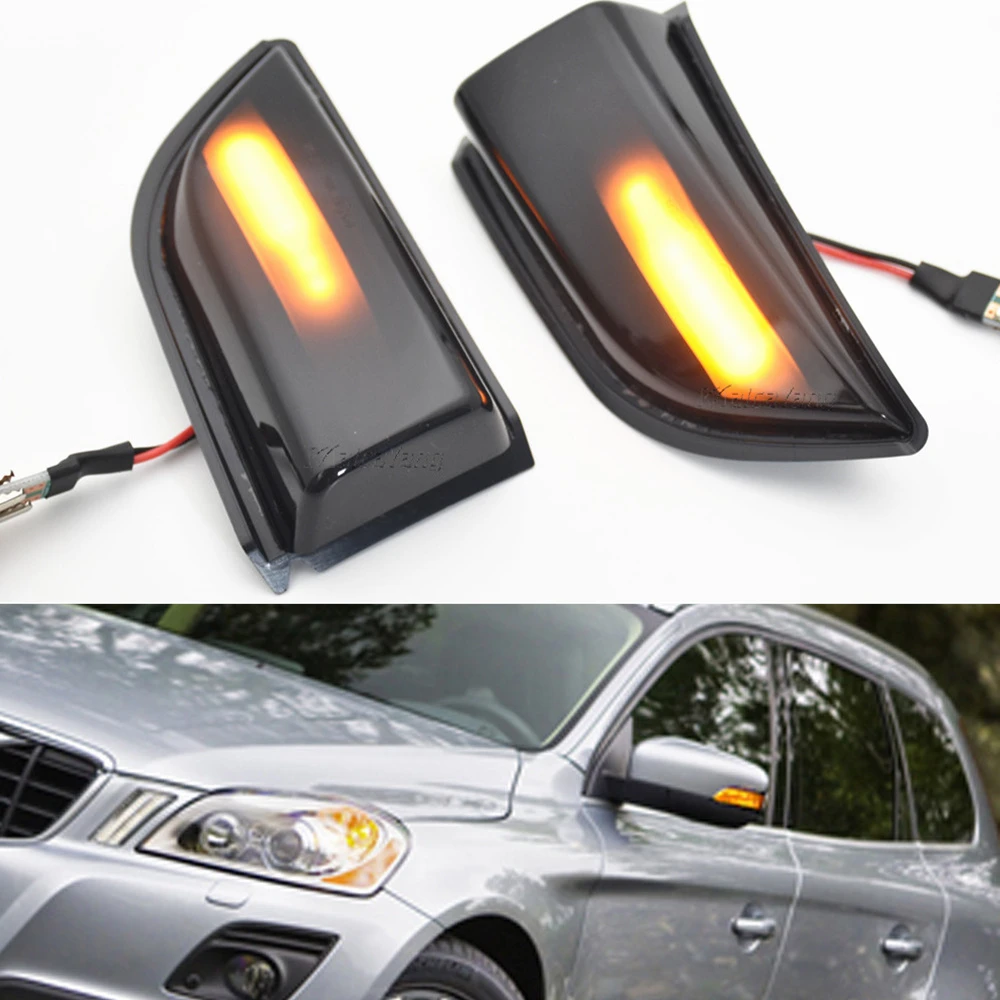 2 Pieces Led Dynamic Turn Signal Light For Volvo Xc60 Oem 31217288