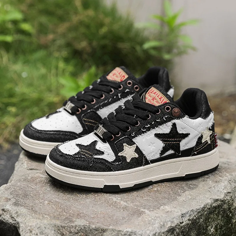 StarryClimb Star Canvas Thick Bottom Skate Shoes 2023
