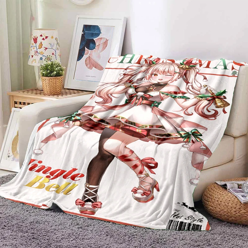 

Christmas Sexy Beauty Gift Soft Plush Sofa Bed Throwing Cartoon Picnic Blankets Modern Flannel Blanket Cover Bettdecke Geschenk