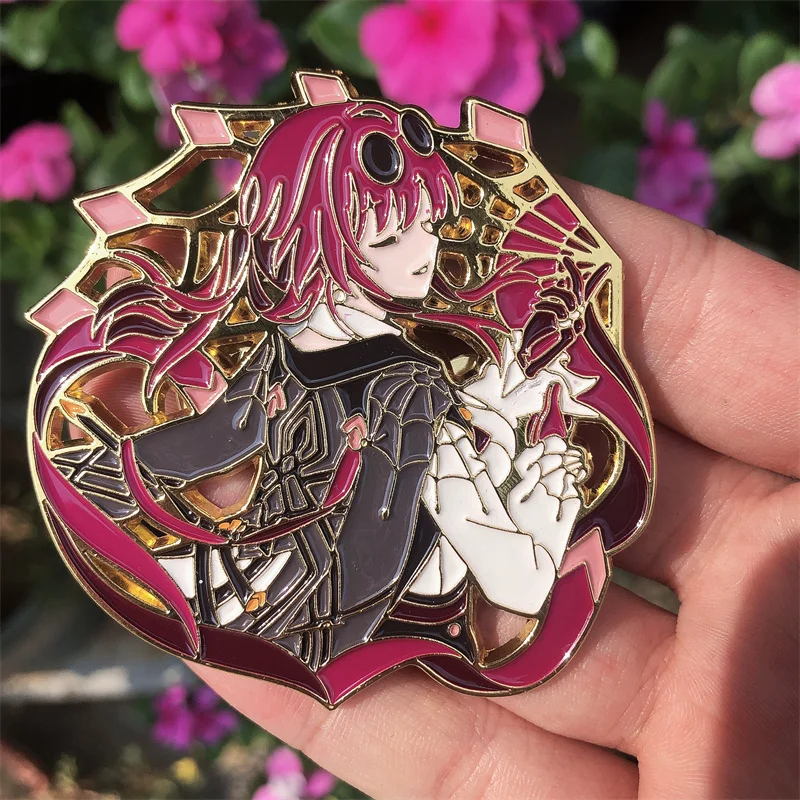 Spiel Honkai: Star Rail Kafka Abzeichen Anime Cosplay Kostüm Zubehör Brosche Pin Cartoon Rucksack Anhänger Metall Prop Geschenk – Detail 2