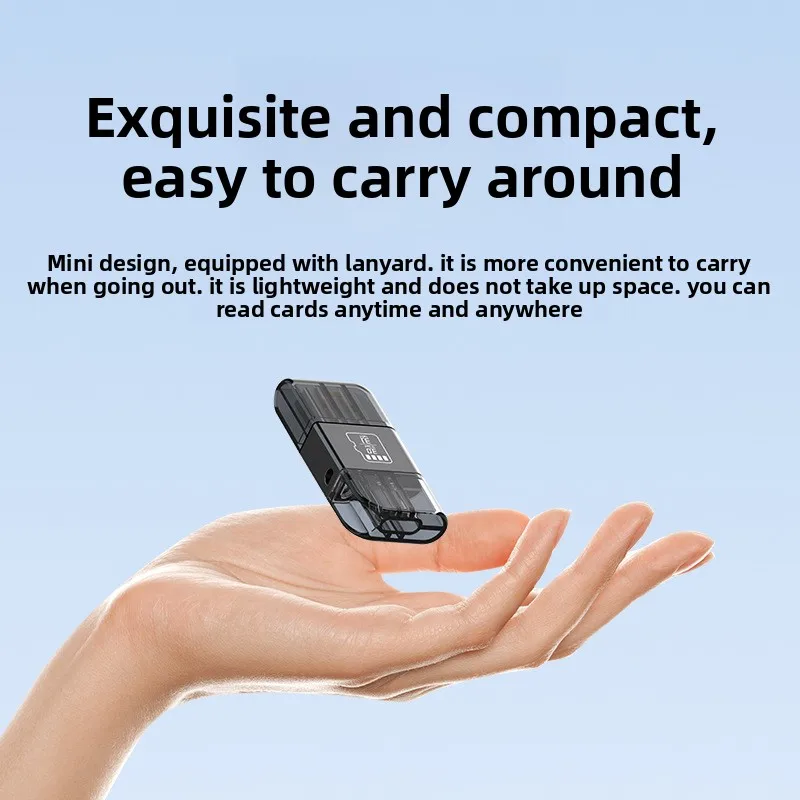 USB3.0 고속 양방향 리더기 Type-C+USB-A 겸용 TF마이크로SD카드 리더 차량용 휴대폰 노트북 OTG 외장메모리 변환어댑터