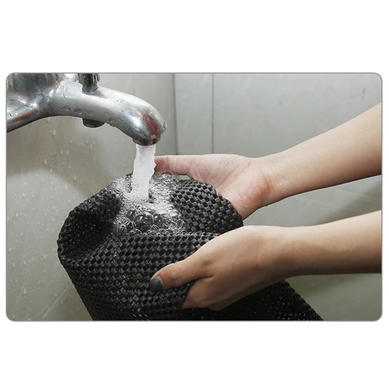 Car non slip mat non slip mat 150x50cm Car Trunk Mat Non-slip Soft DIY Free Cutting Easy To Clean Outsize Mesh Fabric PVC Foam