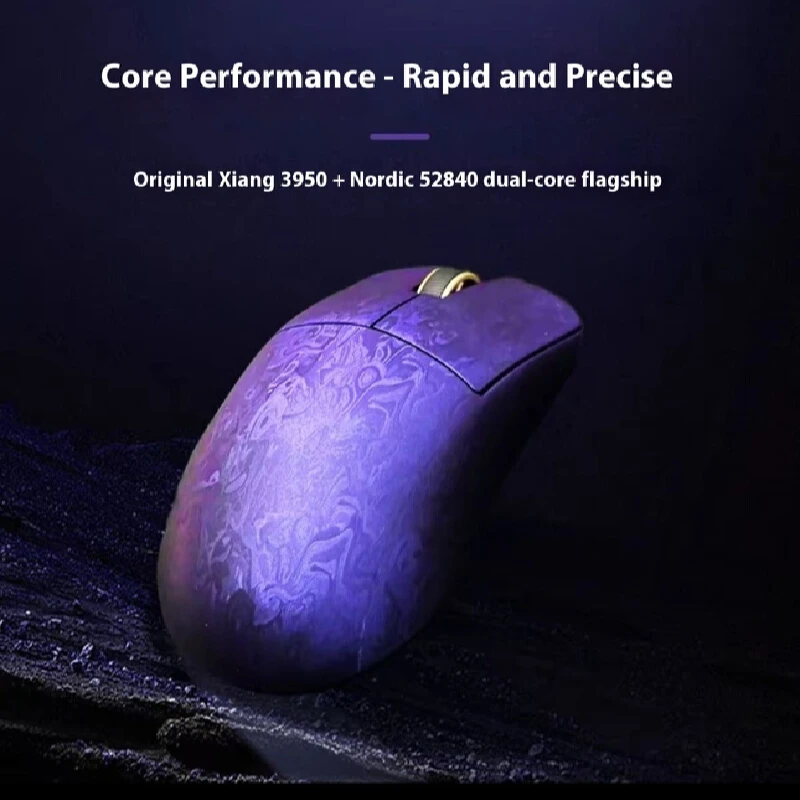 IPI 奇　ゲーミングマウス 新型IPI Qi Proゲーミングマウス カーボンファイバー 3モード 2.4G