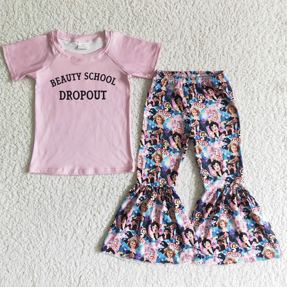 Conjuntos de ropa para niña venta al por mayor, con fondo de campana, moda para niña, ropa de Boutique | - AliExpress