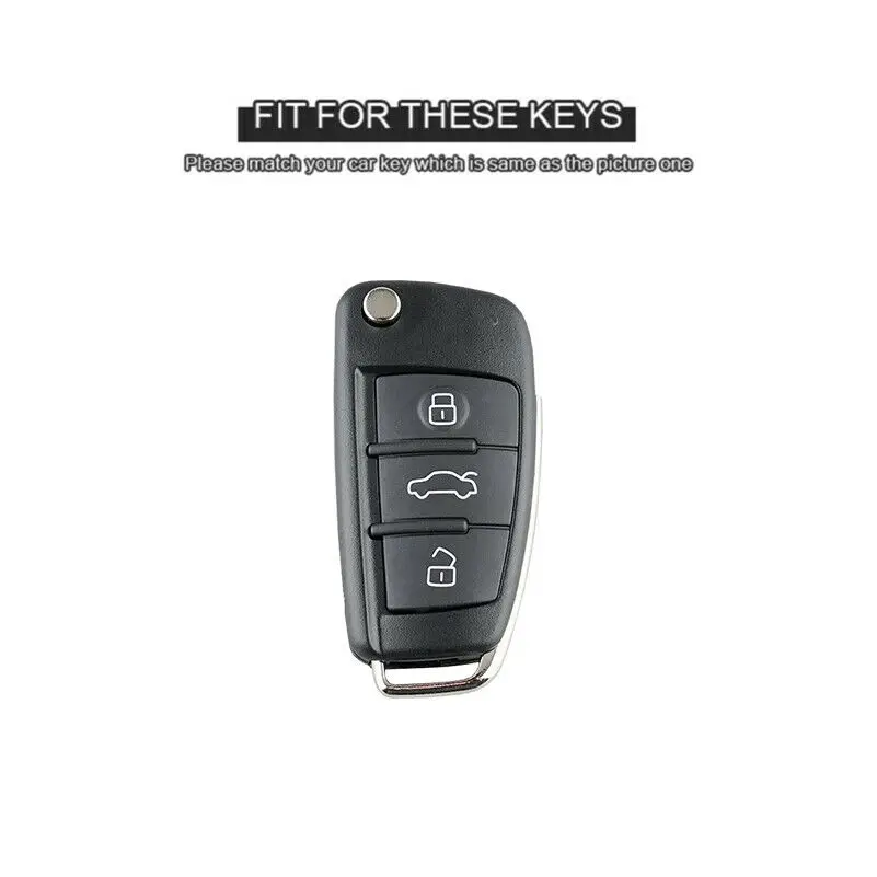 Custodia/cover pieghevole per Chiave/telecomando per Audi A3 A4 A5 A6 A7 Q3 Q5 S6 B6 B7 B8 C6 8P 8V 8L TT RS accessori per la protezione del FOB del guscio dell'auto - Sad0b581da2cb4cb2a6f22de424b2fe0dK