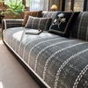 2024 Winter Slipcover Funda Sofa Mats housses de canapé Living Home Non-slip Scottish Plaid Sofa Cushion Couch Sofa Covers 2