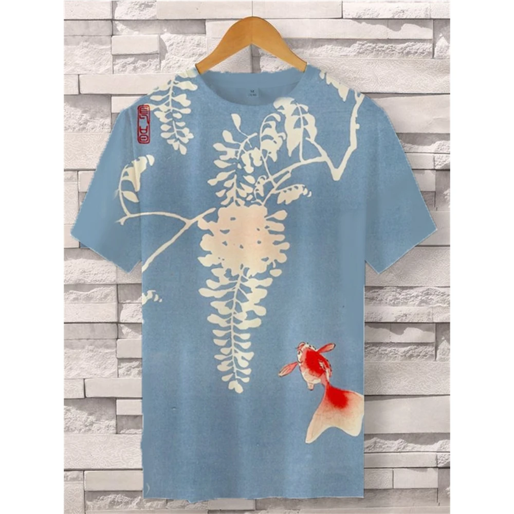 

Men's T-Shirt Casual Fashion 3d Print Short Sleeved Summer Retro T-Shirt For Men Clothing Street Breathable T Shirt Top Tee