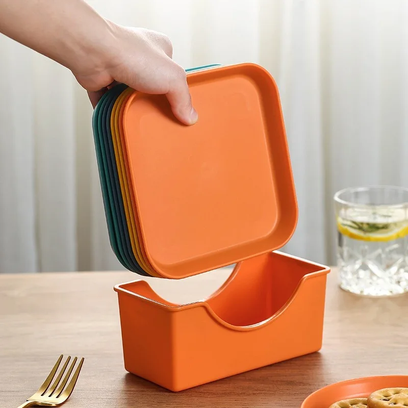 Best-Selling Plastic Bone-Spitting Dish: Elegant & Practical Serving Plate for Snacks, Fruits & Household Meals