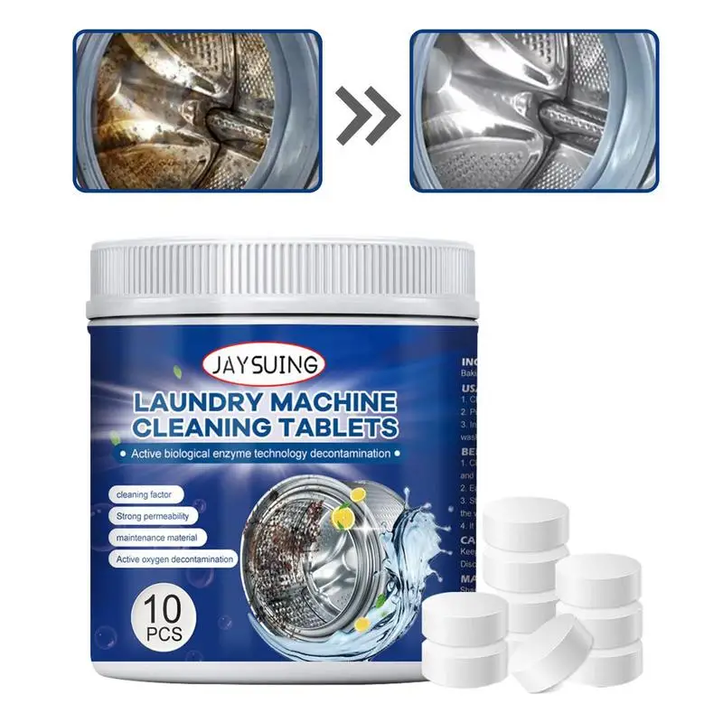 Deep Cleaning Formula Tablets Effervescent Machine Cleaner Tablets Washing Machine & Dishwasher Cleaner Tablets For Drum Type