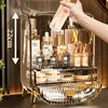 Cosmetic Storage Box, Seamless Dust-Proof Organizer, Transparent Storage Case, Large Capacity Box for Makeup 2