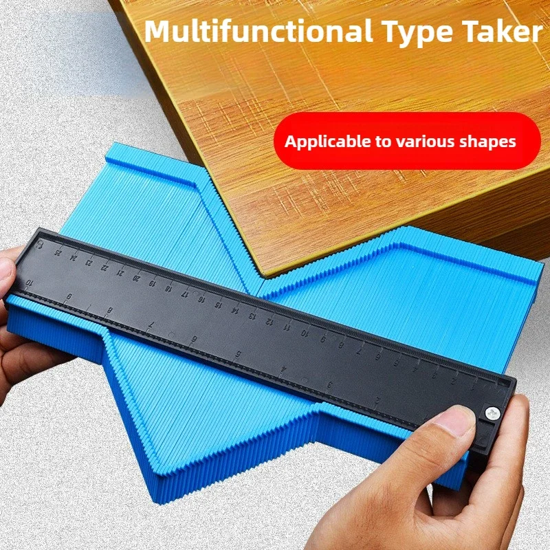 Profile Contour Gauge Line Copier Ruler Cutting Template Construction Woodworking Measuring Instrument Ceramic Tiling Tiles Tool
