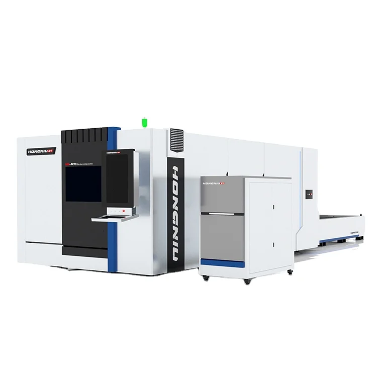 

Машина для лазерной резки Hongniu с двойной платформой и защитным покрытием