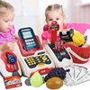 Kids Checkout Counter Supermarket Cash Register Toys Children Role Play Cashier Props Pretend Play Game Boys Girls Birthday Gift 3