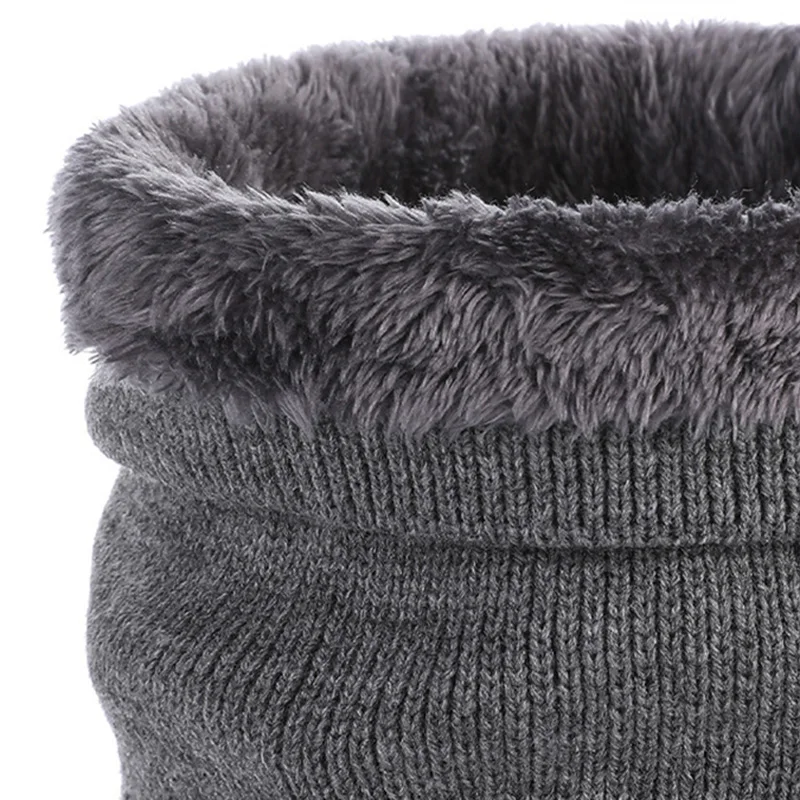 Warm Baby Knitted Scarves Solid Fashion Winter Scarf For Baby Girls Boys Children Thickened Wool Collar Neck Scarves