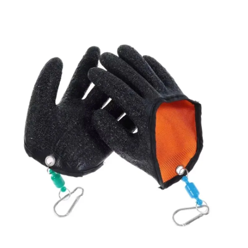 Fishing Gloves 1pc Left Or Right Professional Catch Fish Latex Hunting Antiskid Protect Hand Puncture Scrapes Fisherman fishing gloves