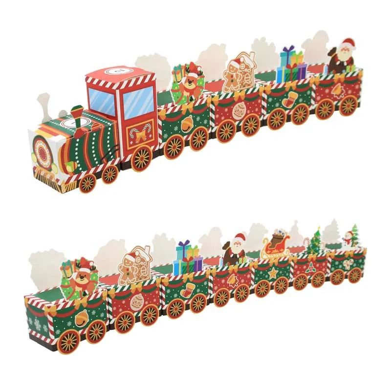 24PCS/Set Creative Train Design Christmas Box 2025 Christmas Advent Calendar Candy Gift Box Navidad Natal New Year Gifts 2026